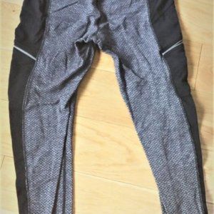Grey & Black Athleta Pants w/ zippers size Medium